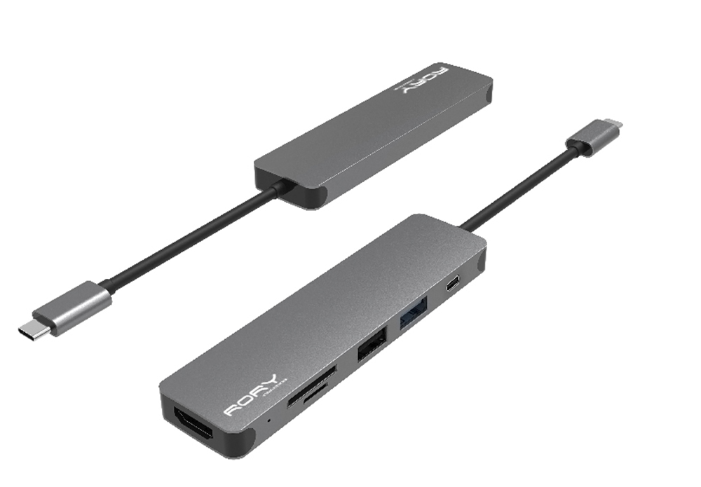 USB 3.1 Type-c to HDMI+USB3.0+USB2.0+SD/TF+PD