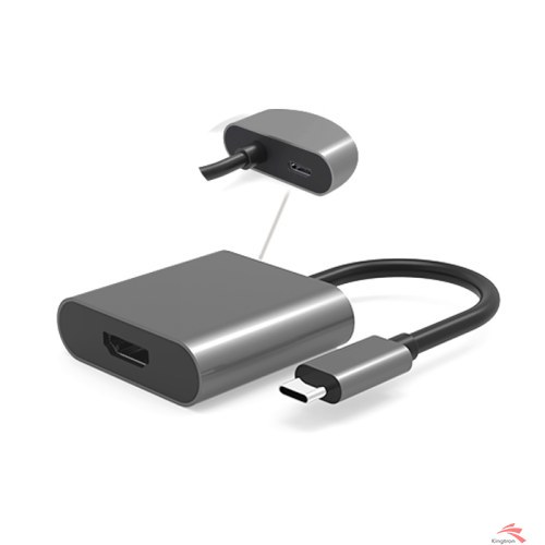 USB 3.1 Type-C to HDMI(4KX2K@30HZ) +Type-C Charging Adapter