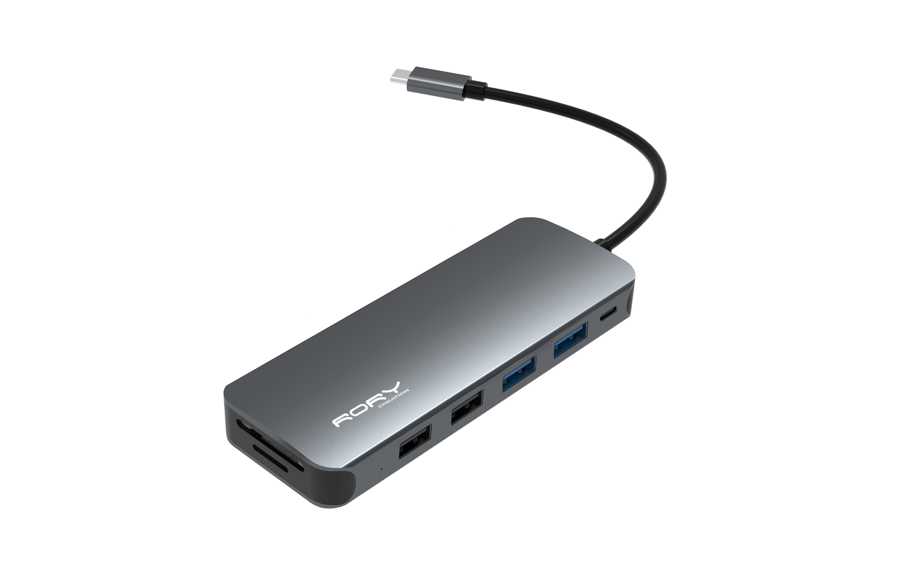 TYPC-C Male TO HDMI*2+VGA+LAN+SD/TF+USB2.0*2+USB3.0*2+PD